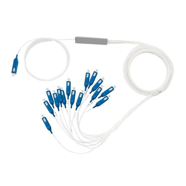 Qoltec Splitter 1x16 | SC/PC - SC/PC | G.657A | Singlemode | 0.9 mm zdjęcie 2