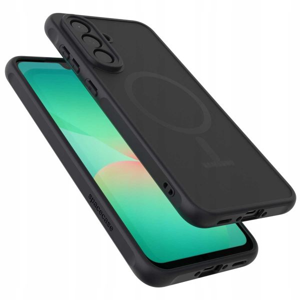 Spacecase Hybrid Mag Galaxy A26 5G Black zdjęcie 4