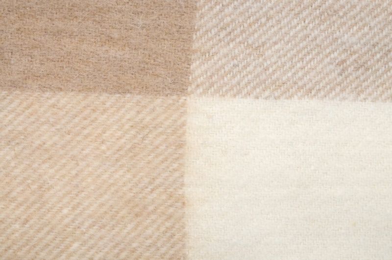 Koc Wełniany 150X200 Kratka 18731 zdjęcie 3