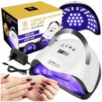 Lampa do paznokci 220W UV/LED SUN X7 MAX Manicure Hybrydy Żele Timer