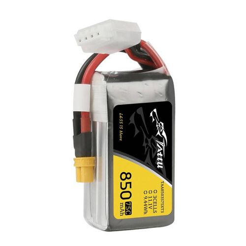 Akumulator Tattu 850mAh 11.1V 75C 3S1P Konektor XT30 na Arena.pl