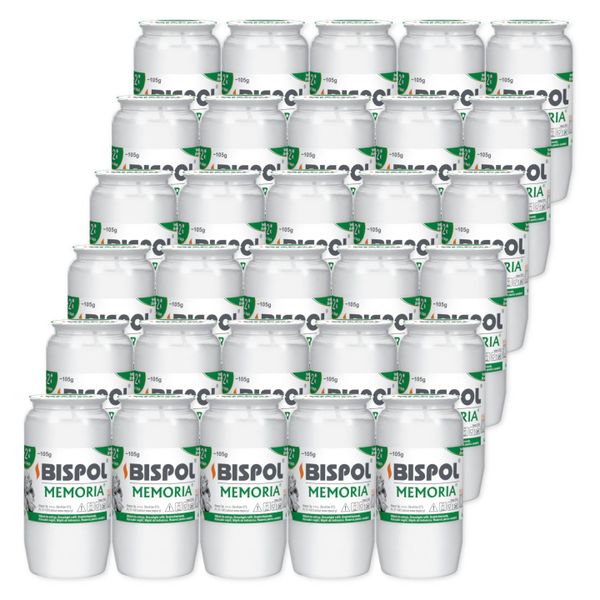 Wkłady do zniczy olejowe Bispol WO2 48h 2 dni 30 sztuk zdjęcie 1