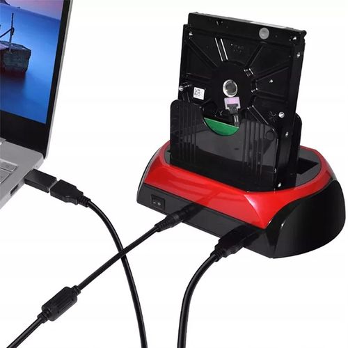 STACJA DOKUJĄCA DO DYSKÓW SATA 2.5' 3.5' IDE HDD SSD USB 3.0 KOPIA ZAPASOWA na Arena.pl