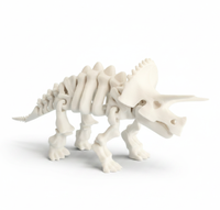 Ruchomy Szkielet Triceratopsa Dinozaur Figurka Flexi - 15 cm
