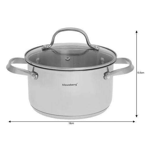 zestaw garnków 9 elem.klausberg kb-7215 stal 18/10 na Arena.pl