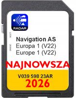 MAPA DISCOVERY MEDIA MIB2 V22 EUROPA 2026 CADDY TIGUAN PASSAT POLO