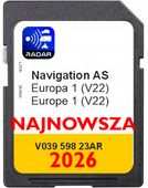 MAPA DISCOVERY MEDIA MIB2 V22 EUROPA 2026 CADDY TIGUAN PASSAT POLO