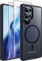 Etui CASE do Samsung Galaxy S25 ULTRA MAGNETYCZNE MATOWE WZMACNIANE 2xSZKŁO