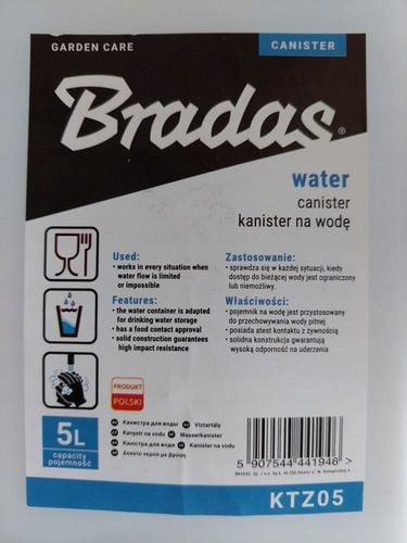 KANISTER NA WODĘ Z KRANEM 5L na Arena.pl