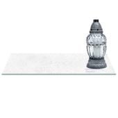 SZKLANA PODSTAWKA POD ZNICZE z dedykacją 60x30cm Granit 40d