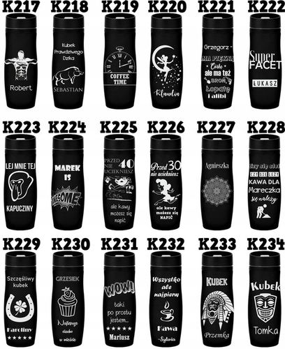 KUBEK TERMICZNY Z GRAWEREM PREZENT WALENTYNKI DZIEŃ KOBIET na Arena.pl