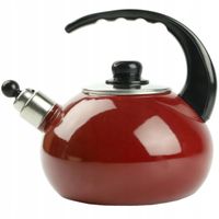 Czajnik stalowy emaliowany Silesia Emalia 2,5 L bordowy Florian 8960