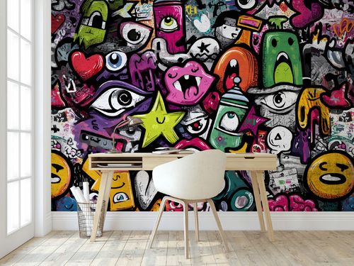 Fototapeta Na Flizelinie Dla Dzieci Graffiti 250x175 na Arena.pl