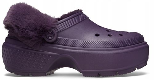 Crocs Damskie Ocieplane Chodaki Buty Platforma Stomp Lined Clog 42-43 na Arena.pl