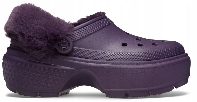 Crocs Damskie Ocieplane Chodaki Buty Platforma Stomp Lined Clog 42-43 zdjęcie 3