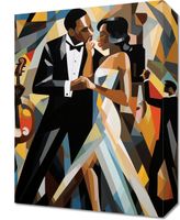 Obraz 30x40cm Jazzowa Wieczorna Harmonia