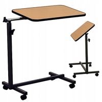 Stolik przyłóżkowy dla chorego dla seniora niepełnosprawnych Regulacją