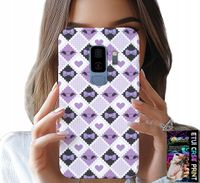 ETUI DO SAMSUNG GALAXY S9 PLUS - MODNE SERCA KOKARDKI KOKARDA + FOLIA
