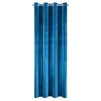 Zasłona welwetowa na przelotkach SAMANTA I 140x250 granatowa