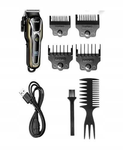 MASZYNKA DO GOLENIA STRZYŻENIA TRYMER DO WŁOSÓW BRODY BARBER KEMEI USB 10w1 na Arena.pl