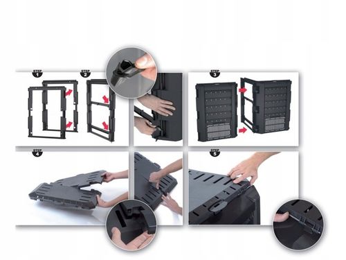 Kompostownik 2 - komorowy Prosperplast 800 l czarny na Arena.pl