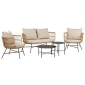 ZESTAW MEBLI OGRODOWYCH MARESOL Z 2 STOLIKAMI KAWOWYMI