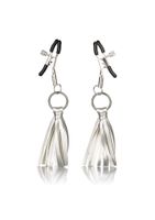 playful tassels nipple clamps silver
