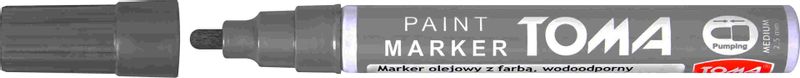 MARKER OLEJOWY GREY MEDIUM TOMA 5901133440983 zdjęcie 2