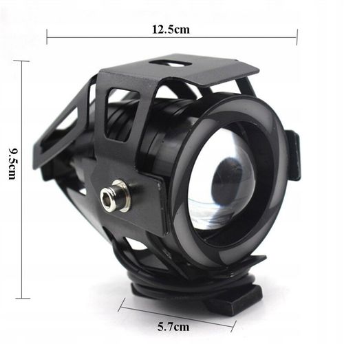 2X Halogen Motocyklowy U7C +Ring Color+Włącznik na Arena.pl