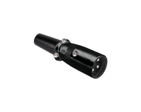 WTY0049 Wtyk mikrofonowy meski czarny