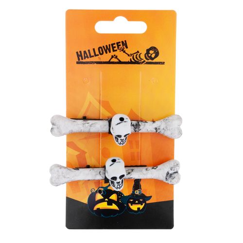 SPINKI DO WŁOSÓW HALLOWEEN KOŚCIOTRUP KOŚCI CZASZKA 3D DODATEK DO STROJU na Arena.pl