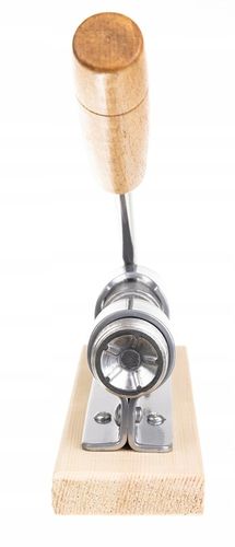 Dziadek do Orzechów na Podstawce Mocny Stalowy Duży Solidny Drewniany Spód na Arena.pl