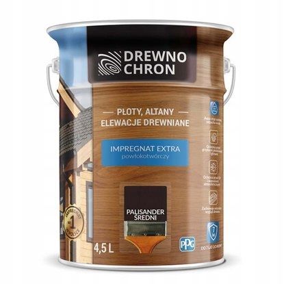 DREWNOCHRON IMPREGNAT EXTRA 4,5L PALISANDER ŚREDNI zdjęcie 2