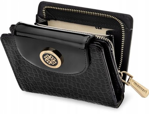 Mały Portfel Damski Monnari Lakierowany Elegancki Na Prezent Wzór Skóry na Arena.pl