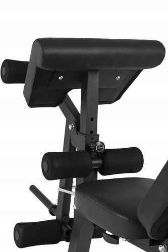 Ławka Treningowa Prosta Ławeczka do ćwiczeń + Stojaki Regulowane 2w1 Zipro na Arena.pl