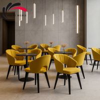 Krzesło Tapicerowane KL-1 Żółty Piano 07