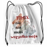 Plecak Dla Tomka Sportowy Szkolny Worek Torba Z Nadrukiem Ze Zdjęciem