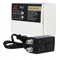 ZASILACZ ANTENOWY 12V RED EAGLE PS2 DO DVB T T2 TV NAZIEMNEJ UNIWERSALNY