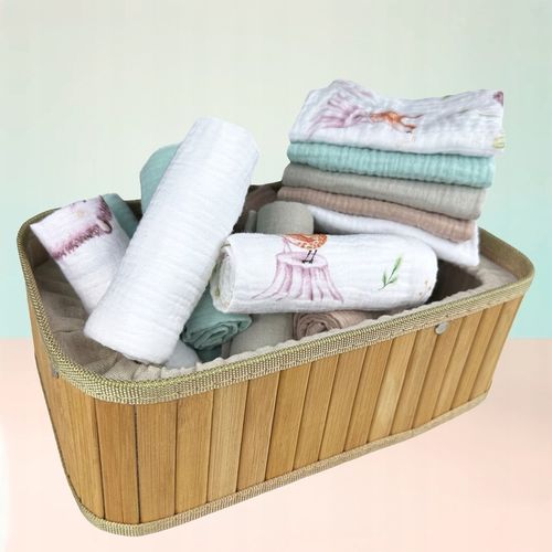 Plumeri Pieluszki muślinowe zestaw kolorów 10 szt. 50x30 cm na Arena.pl