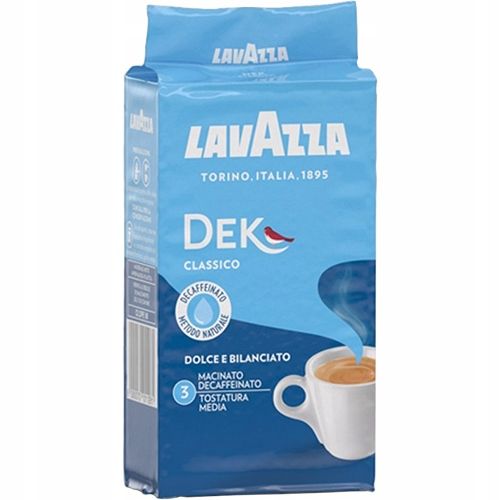 KAWA Lavazza mielona Bezkofeinowa DEK CLASSICO 250gr na Arena.pl