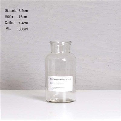 Wazon W  Stylu Skandynawskim  Dekoracja Nowoczesnego Wnętrza Transparentny A-S na Arena.pl