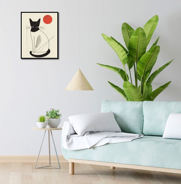 Plakat 40x50cm Czerwony Krąg zdjęcie 4