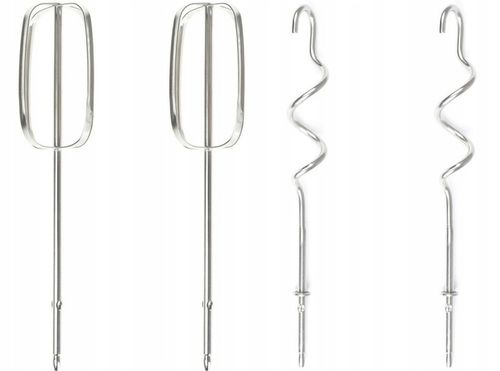 MOCNY Mikser ręczny 5 biegów TURBO MOC 400W INOX SOLIDNY 4 TRZEPACZKI na Arena.pl