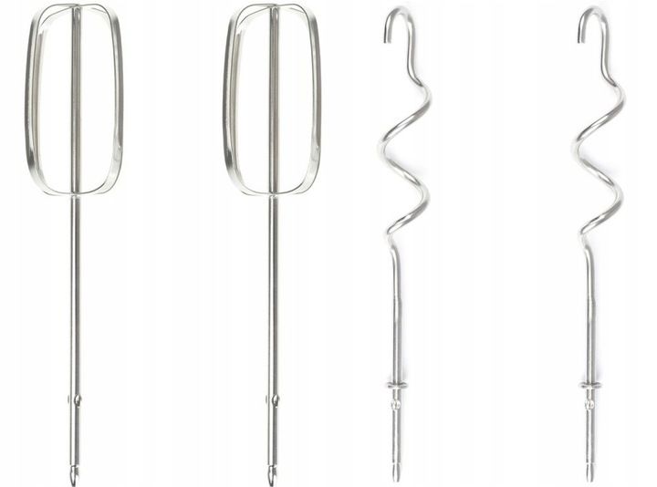 MOCNY Mikser ręczny 5 biegów TURBO MOC 400W INOX SOLIDNY 4 TRZEPACZKI zdjęcie 4