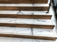 Płytki na schody BIAŁY MARMUR 30x60 CARRARA satyna