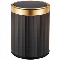 Kosz Na Śmieci Łazienkowy Do Łazienki 12B01-RO Toalety WC Zamykany Duży 12L