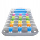 MATERAC PLAŻOWY DMUCHANY POMPOWANY DO PŁYWANIA POCKET-GRAY 173x63 CM