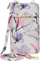 Damska Torebka NA TELEFON Portfel Listonoszka Etui 2w1 W KWIATY Cavaldi