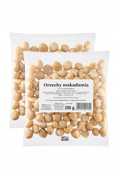 ORZECHY MAKADAMIA MACADAMIA 500 G DUŻE zdjęcie 1