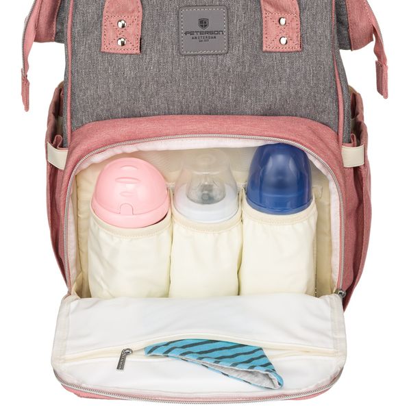 plecak ptn mb3-6012 gray-pink zdjęcie 7